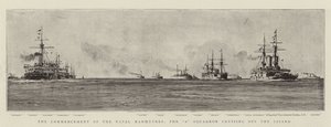 The Commencement of the Naval Manoeuvres, the A Squadron Cruising off the Lizard
